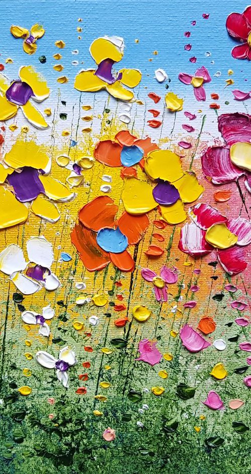 "Wild Meadow Flowers in Love" by Phil Broad