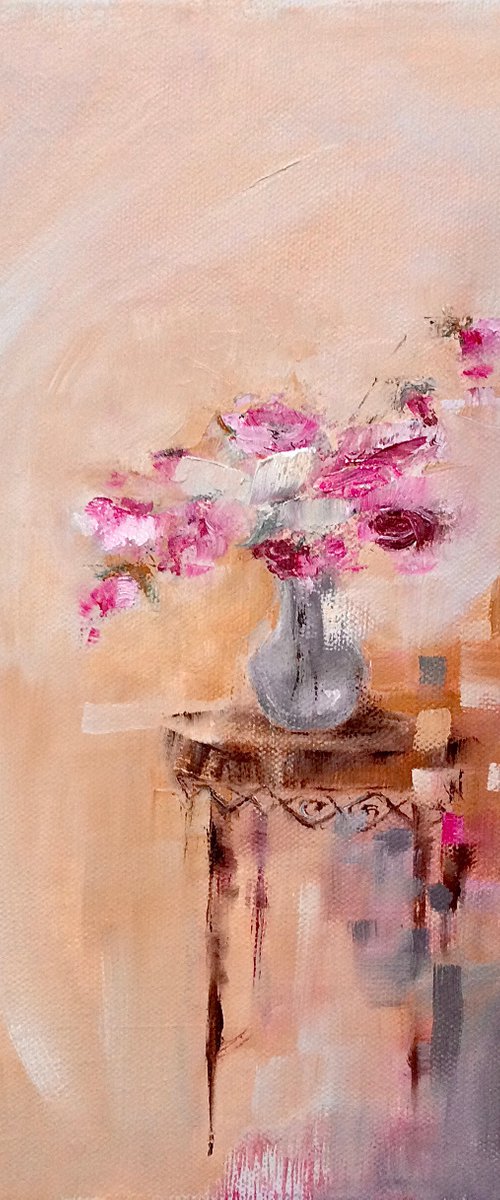 Harlequin Roses by Rebecca Pells