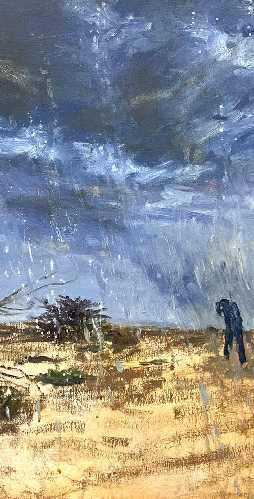 Crossing The Rain. by Mazen Ghurbal