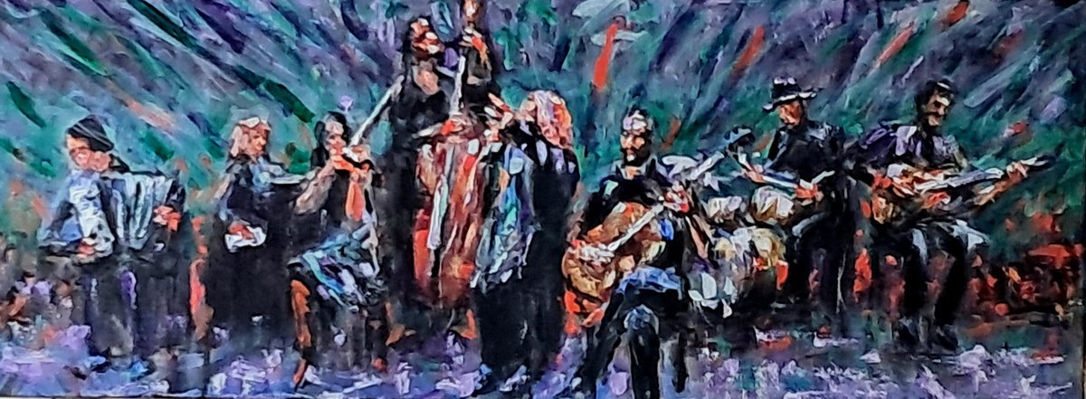  The Band By Dimitris Voyiazoglou, 31 X 12, Artwork For Sale On Artfinder