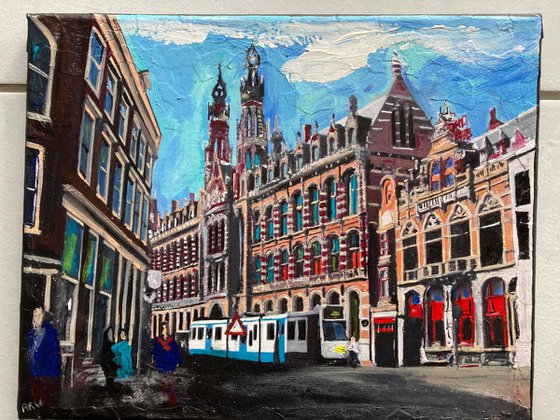 Gothic Buildings In Amsterdam