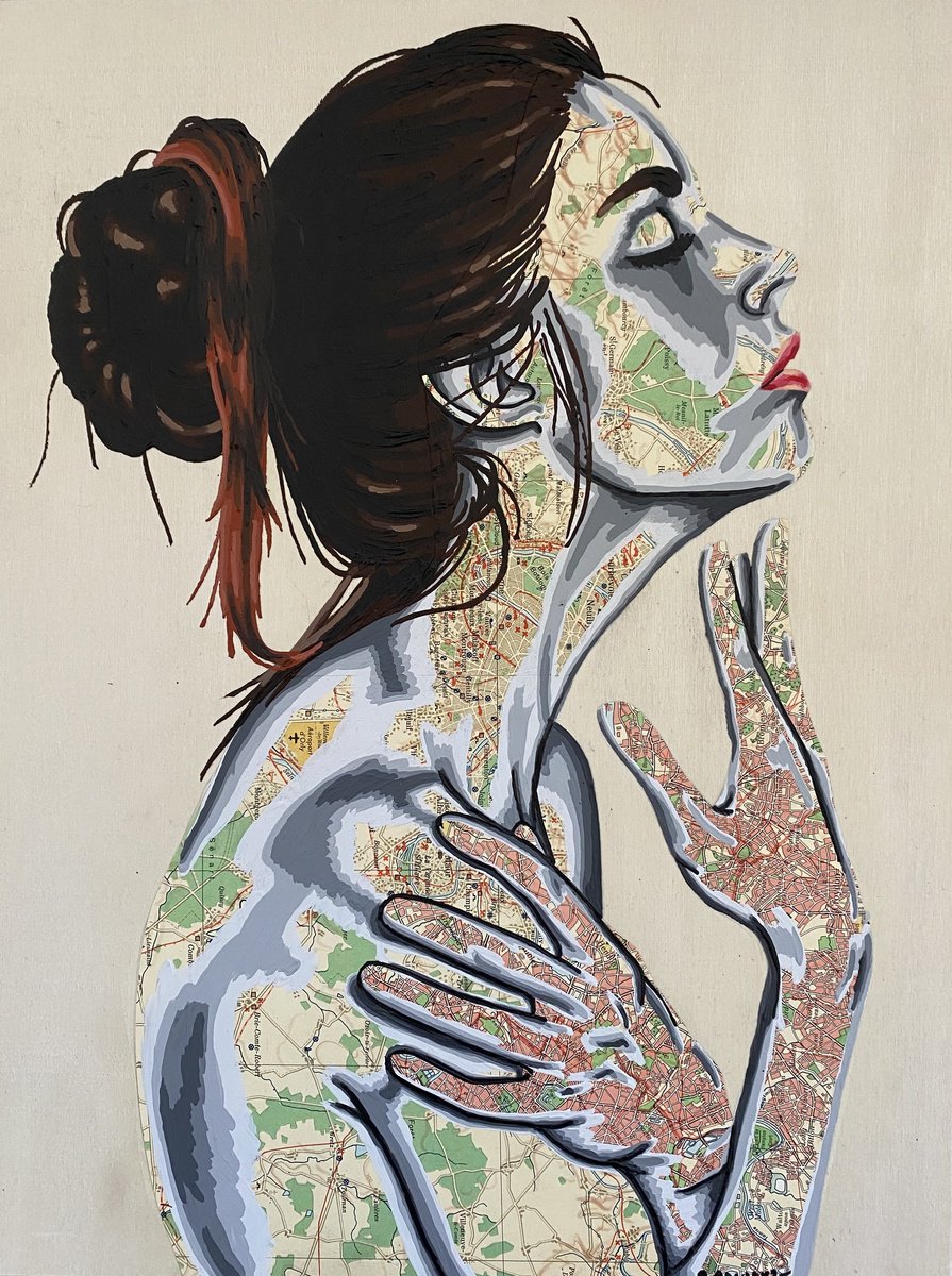 Portrait Painting By Annabelle Amory, 12 X 16, Emma, Original Artwork