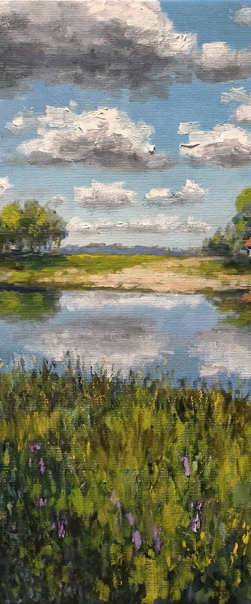 House by the river by Oleh Rak