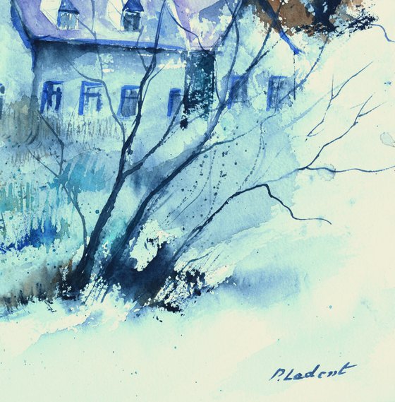 My countryside watercolor