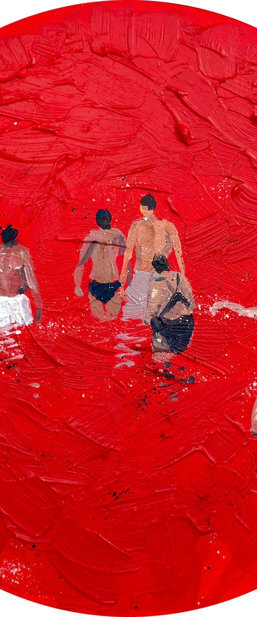 Red Swim by Bogdan Shiptenko
