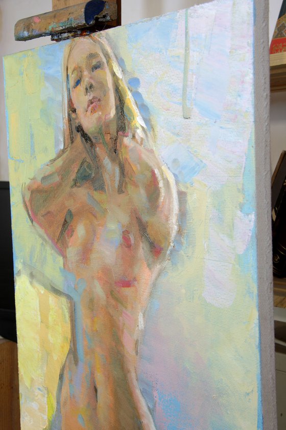 Oil Painting on canvas "Nude"