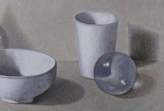 White still life