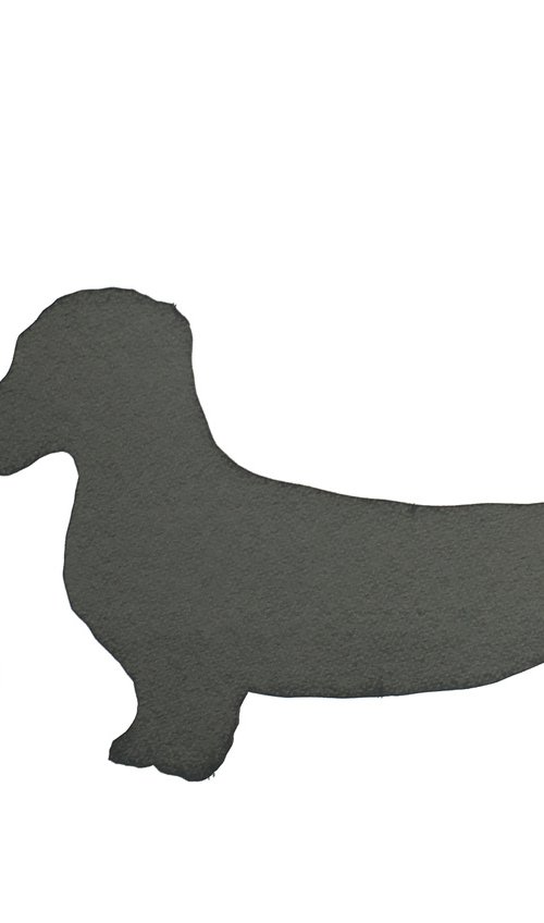 DACHSHUND -unframed-FREE UK DELIVERY by Emma Evans-Freke