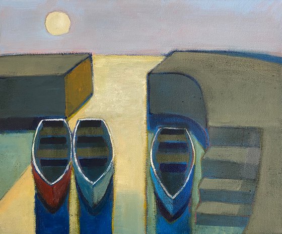 Full Moon Moorings (Study)