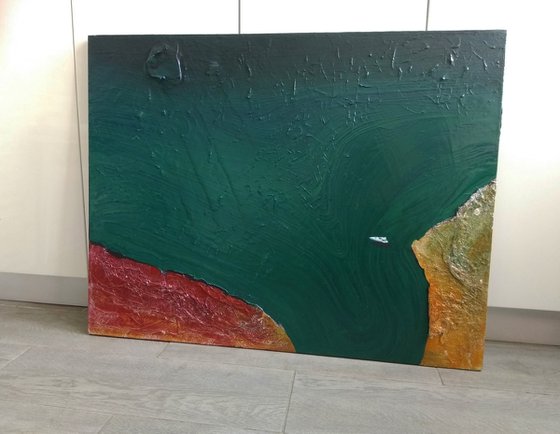 The sea" diptych