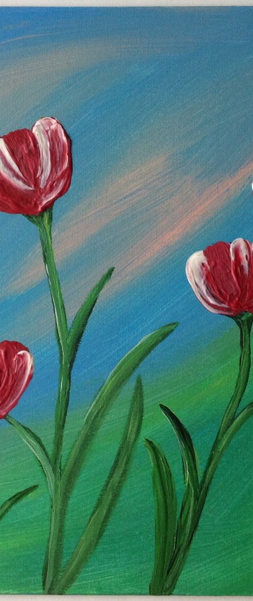 Tulips by Saroj Buch