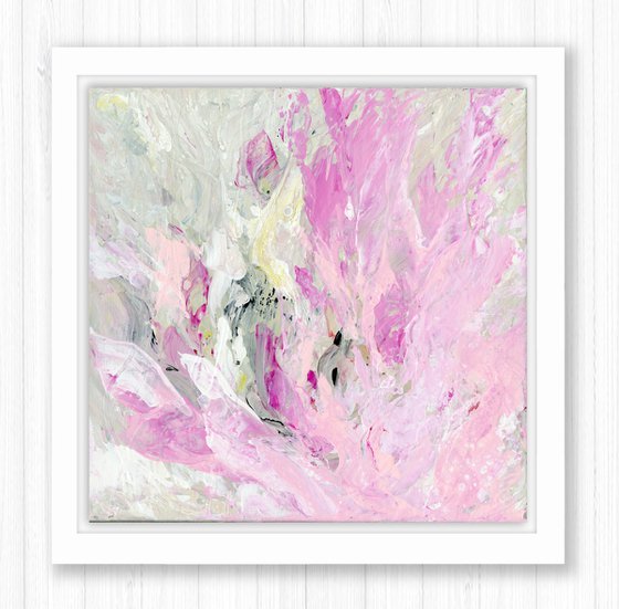 Serenity Bloom - Abstract Floral Painting  by Kathy Morton Stanion