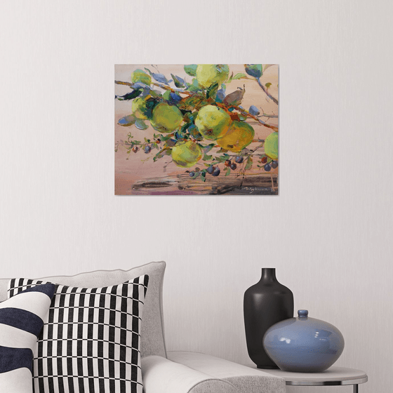 "Quince and plum"