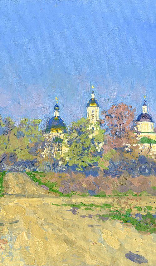 View of the Monastery Klykovo by Simon Kozhin