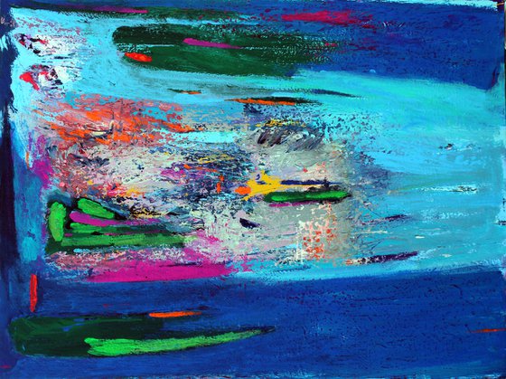 Extra large 200x150 painting  " Life (In love with the sea)"