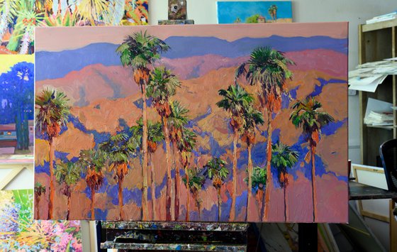 Palm Trees from Desert
