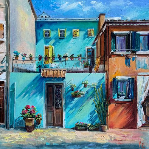 The bright colors of Burano by Olena Hontar