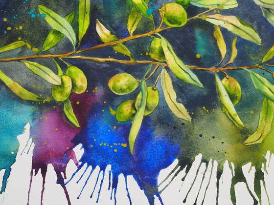 Explosive olives branch