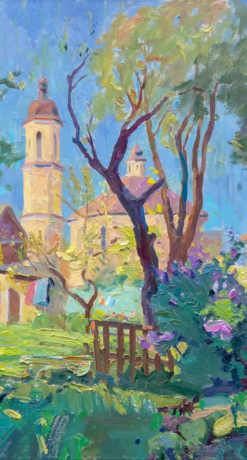 Courtyard on Zelena street by Victor Onyshchenko