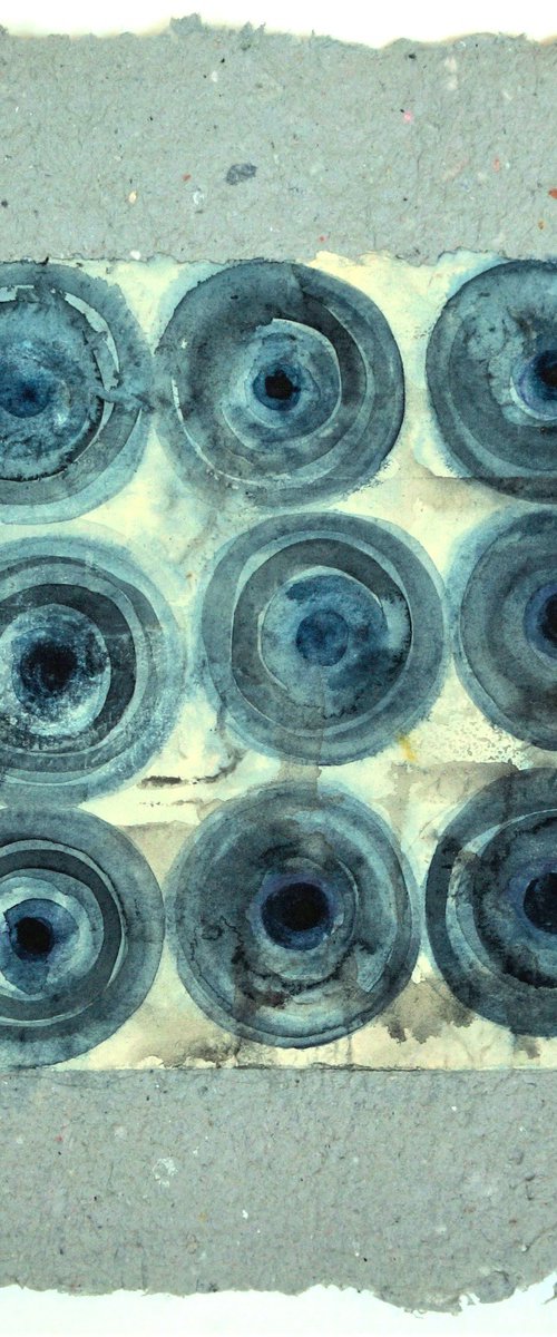 Blue Circles X by Anna Jannack