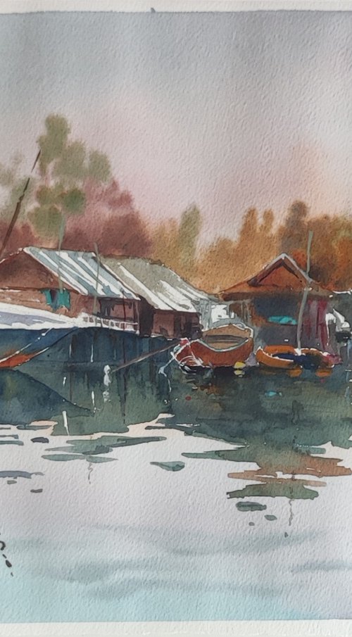 Fisherman Village in Saladan by Aña Tyulpanova