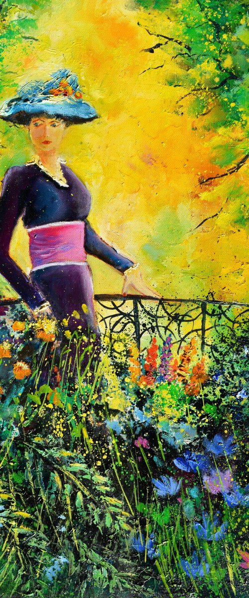 Walking in the garden by Pol Henry Ledent