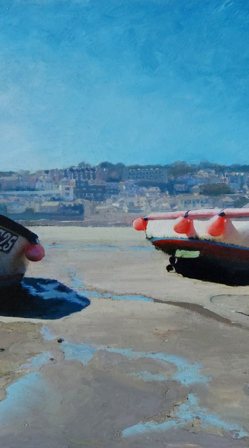 Sundried boats, St. Ives, Cornwall by Ray Sandom