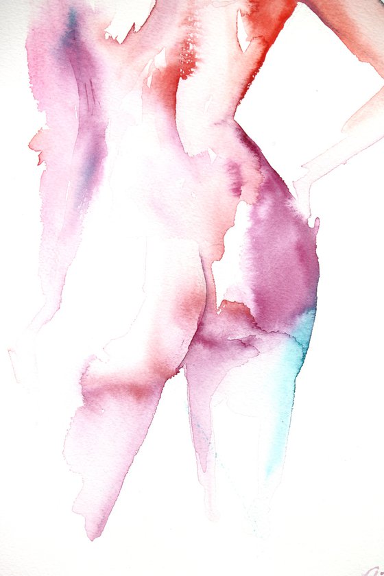 Nude painting "In Fluid Form VIII"