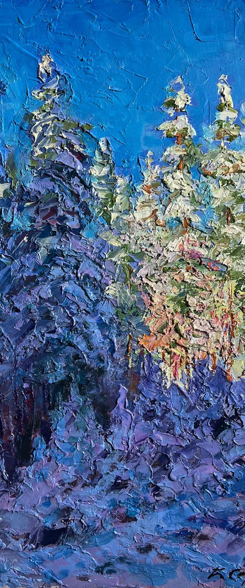 Winter in the Forest by Boris Serdyuk