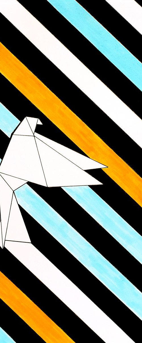 Origami 105 by Lili A Phelouzat