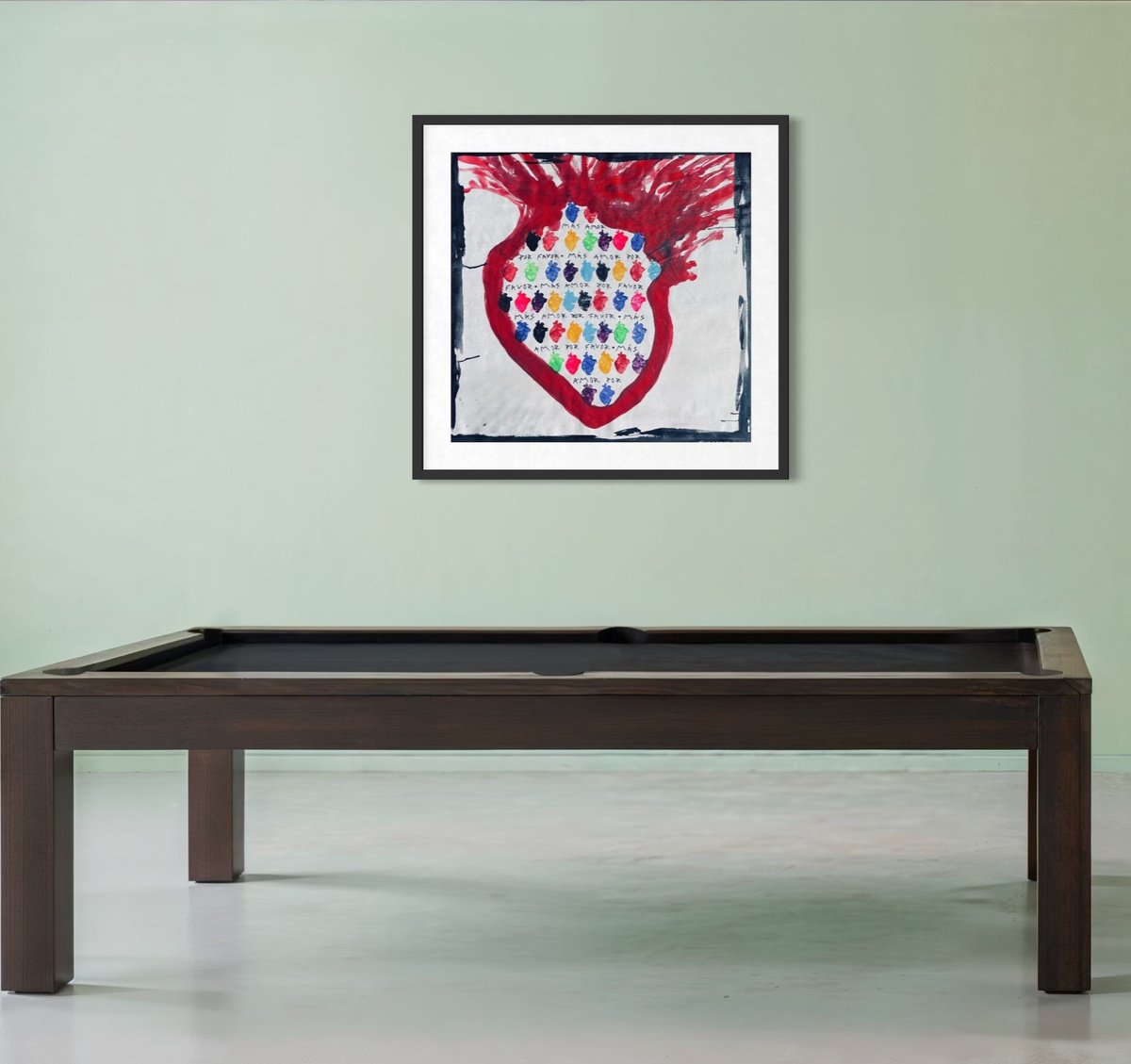  Mas Amor / Series: Heart Of The Heart #7 By Paolo Kozma, 33 X 31, Artwork For Sale On Artfinder