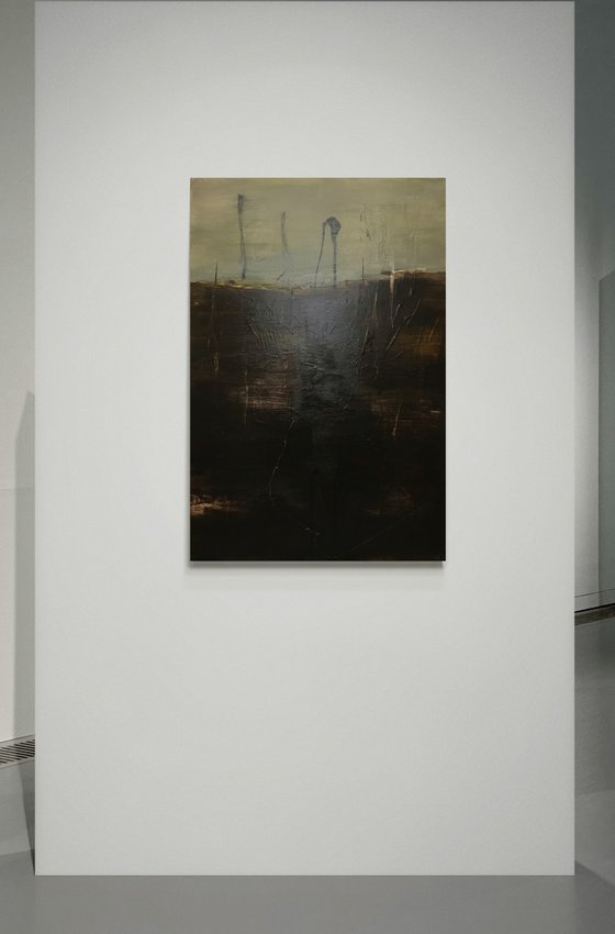 Seen In The Sky Minimalist Painting