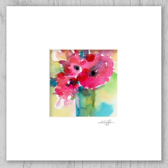 Flowers 35 - Flower Painting by Kathy Morton Stanion