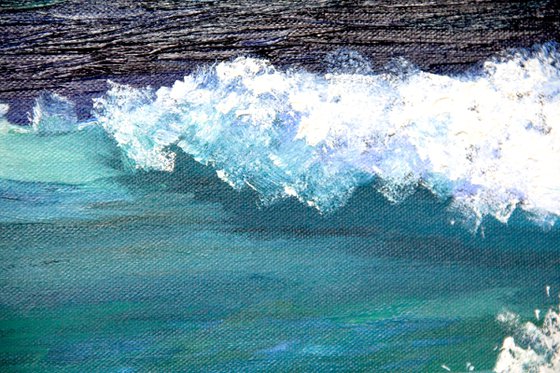 Seascape, Oil Painting on canvas