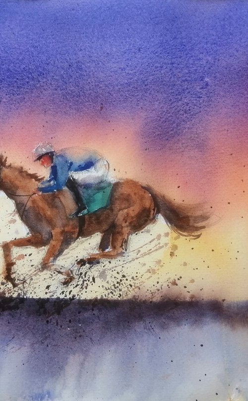 the horse race 23 by Giorgio Gosti