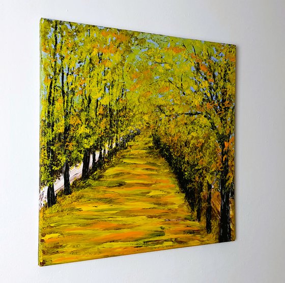 Yellow Prater in Vienna Austria