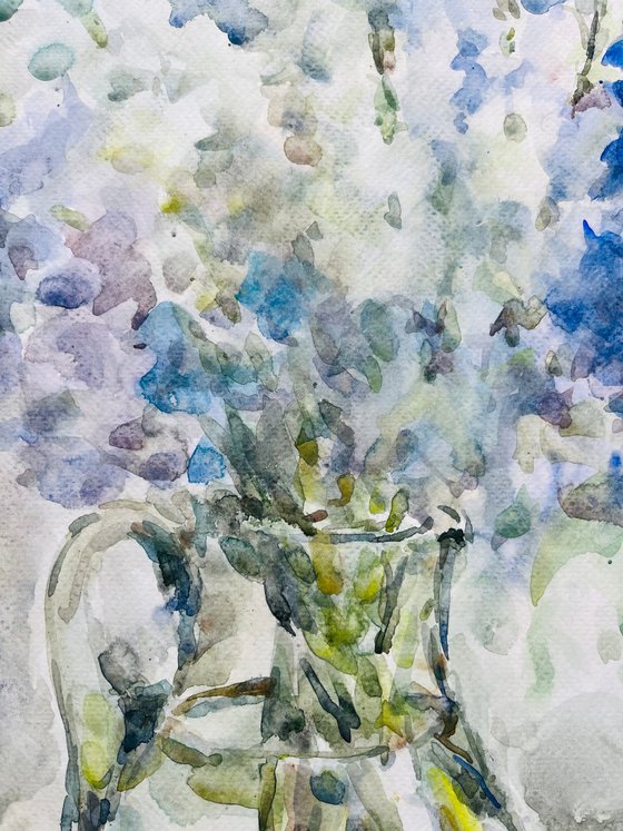 Blue bells 19,7x25,6 in