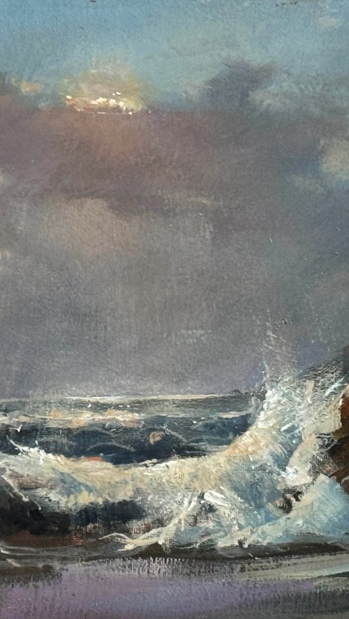 Wave Study, Bodega Bay by Sergei Yatsenko