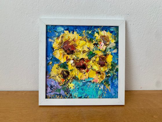 Windmill and Sunflowers