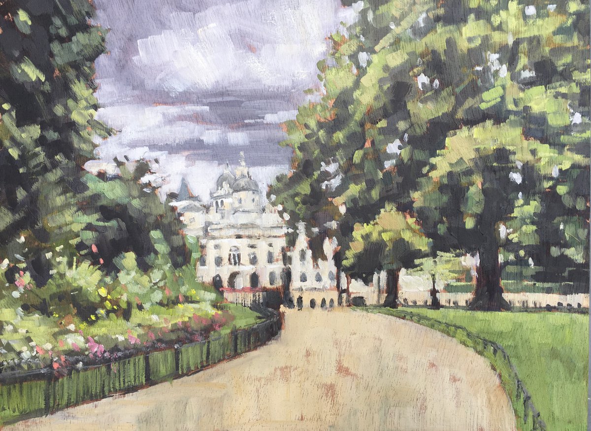 St James Park looking towards Horse Guards by Louise Gillard