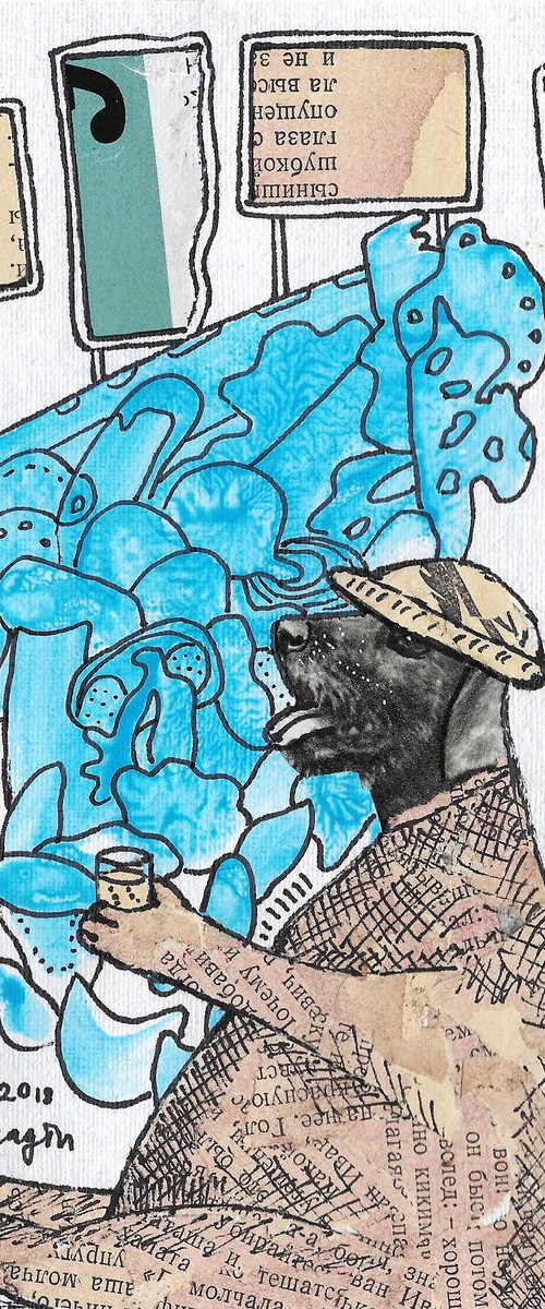 Drinking dog #21 by Pavel Kuragin