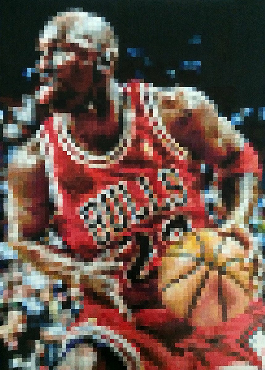 Pixel Jordan by A-criticArt