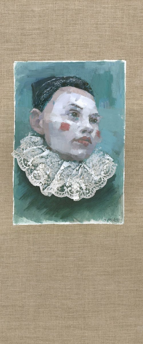Portrait of a Pierrette by Steve Mitchell
