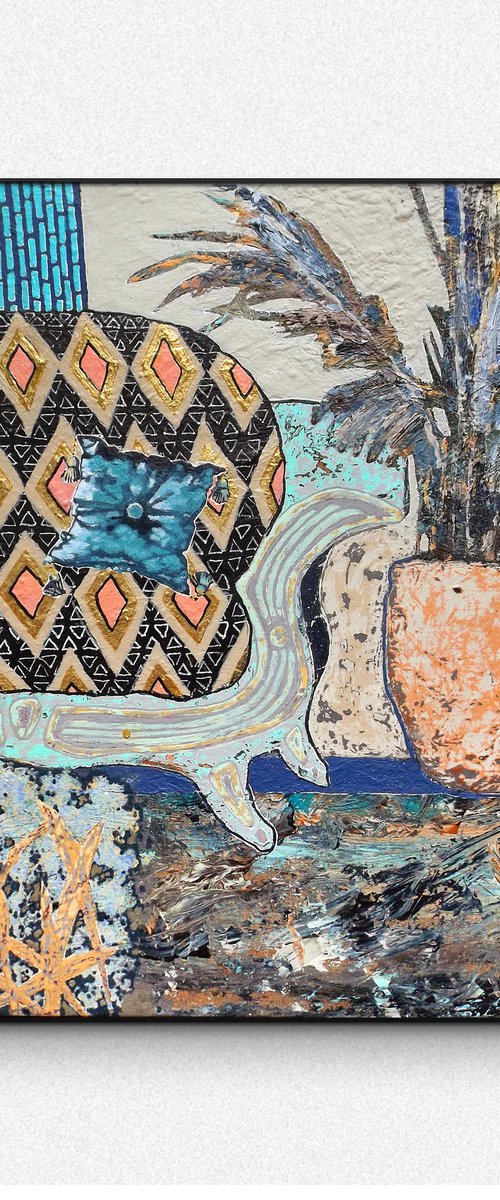 Mexican courtyard by Margarita Alexandrova