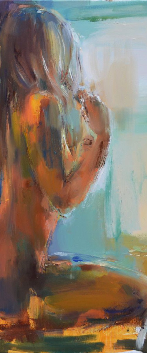 Morning nude by Nelina Trubach-Moshnikova