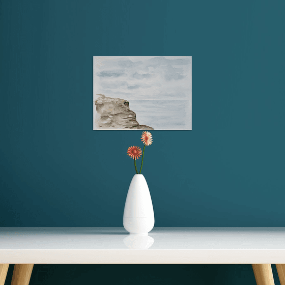 "Salt in the Air" - Landscape - Ocean - Simplistic