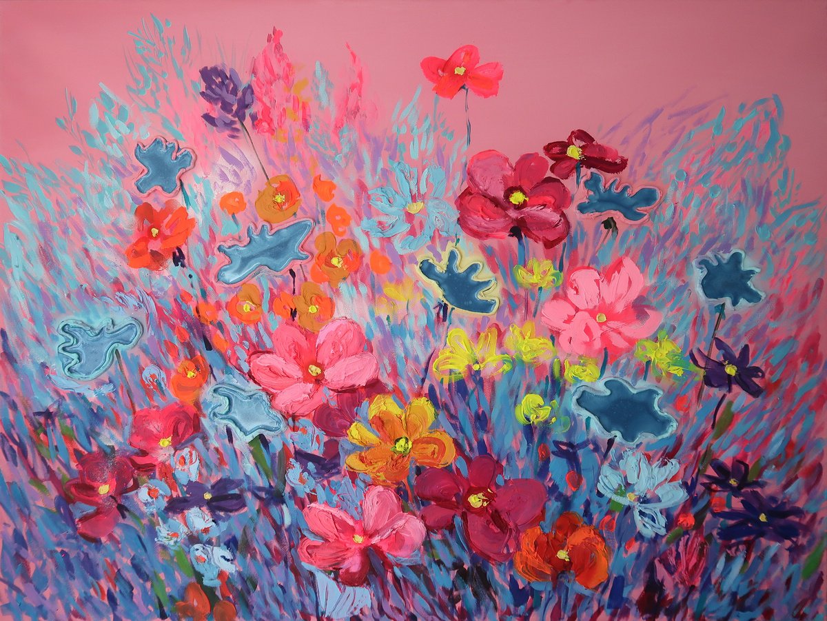 Soft Bloom ?1 By Nataliia Karavan, 40 X 30, Artwork For Sale On Artfinder