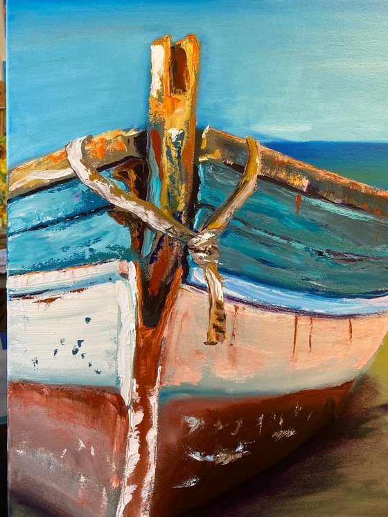 Old fishing boat