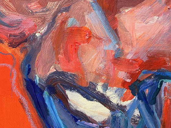 Entangled Figures in Red