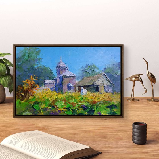 Village Church on a Clear Day